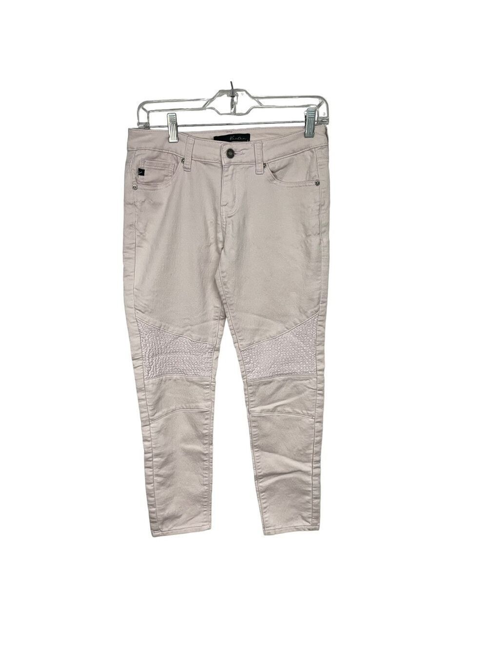 Kancan Pale Pink Low Rise Skinny Moto Jeans 5/26